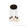 Restaurant Personality Retro Multi-head Chandelier